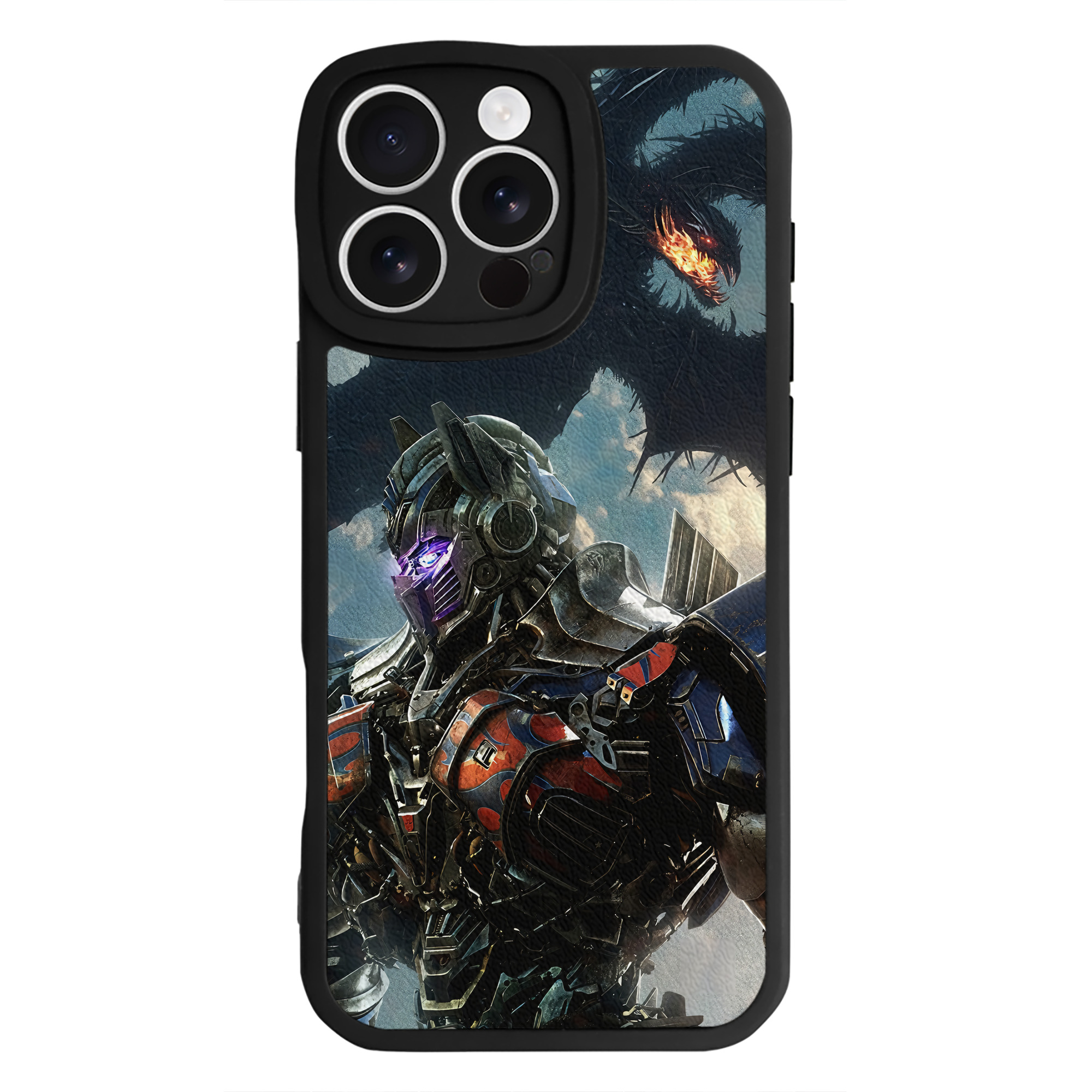 （画像用） Transformers トランスフォーマー 【iPhone 16シリーズ対応】シリコンスマホケース（レザー調） 材質：シリコン